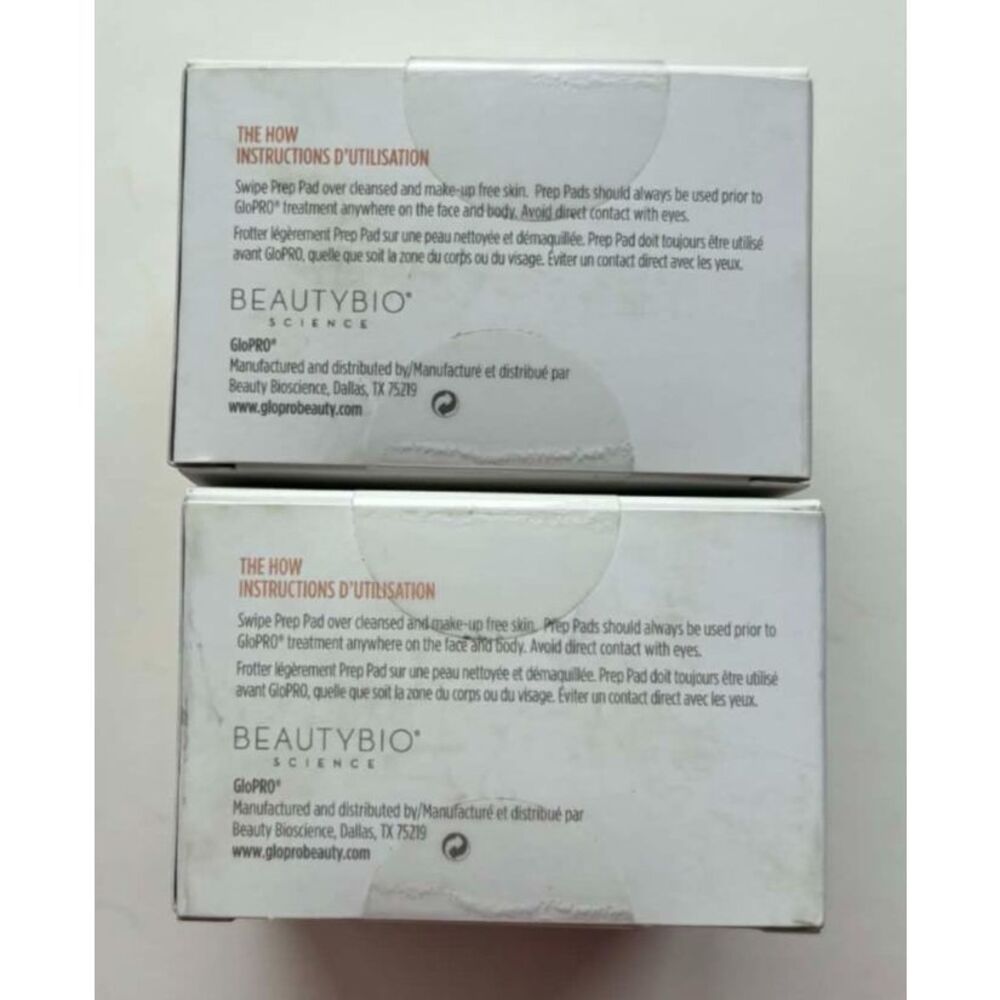 Beauty Bio GloPRO Skin Prep Pads 30 Pads Each Lot of 2 - Picture 5 of 6